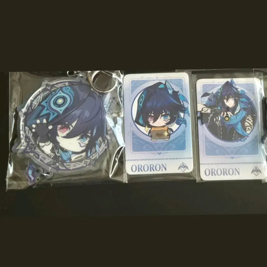 [BUNJANG] Genshin Impact Mom's Touch Collaboration Ololune Acrylic Keychain + Photocard / 원신 맘스터치 콜라보 올로룬 아크릴 키링+포토카드(리딤X)