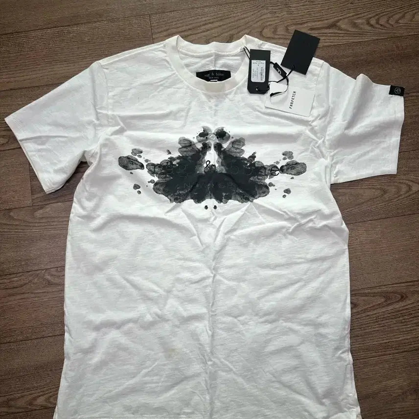 [BUNJANG] Rag & Bone Short Sleeve T-Shirt White / Rag and bone 랙앤본 반팔 티셔츠 화이트