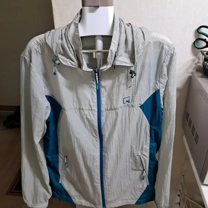 [BUNJANG] Nike 2-Tone Blue Windbreaker Jumper Size 105 / 나이키 바람막이 점퍼 2톤 블루 105