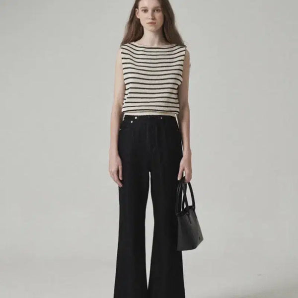 [BUNJANG] GED Crop Denim Pants Black Size S / 게드 crop denim pants s ged