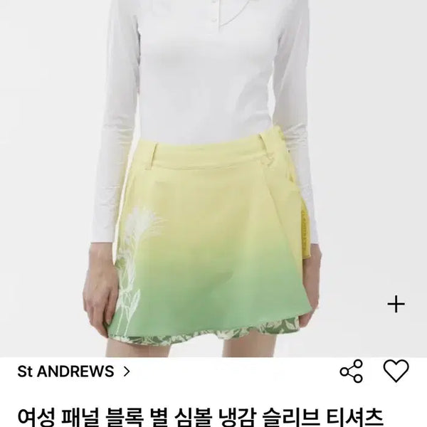 [BUNJANG] Saint Andrew Women's Big Logo Cooling T-Shirt M (55-66) / 세인트앤드류스여성빅로고냉감티셔츠M(55반)