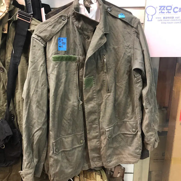[BUNJANG] Original French Army F2 Field Jacket (Rare, Big Size L, Chest 120cm) / 7월특프스군 F2 빈티지 필드 자켓 (희귀 빅사이즈 L/가슴 120) 7