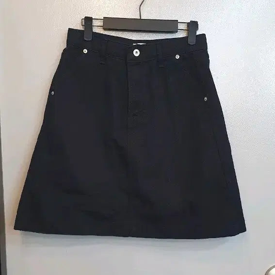 [BUNJANG] SSUMJ Black Denim Skirt Size L / SSUMJ 데님검정스커트 L사이즈