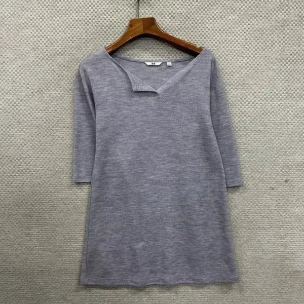 [BUNJANG] Uniqlo Long Sleeve Basic T-Shirt / 유니클로 롱슬리브리스