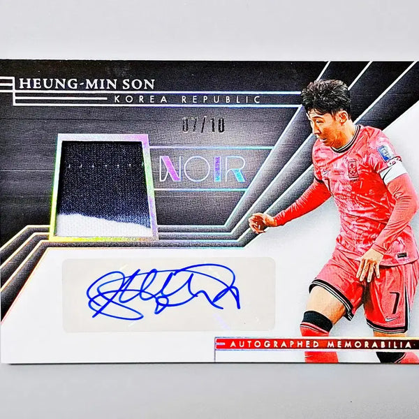 [BUNJANG] Son Heung-min 7/10 Patch Auto Jersey Number 2024-25 Panini Noir Autograph Card / 손흥민 7/10 저지넘버 패치오토 2024-25 파니니 누아르 싸인카드