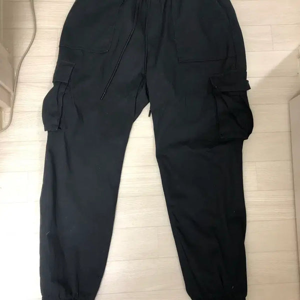 [BUNJANG] PLAC Black Cargo Jogger Pants L / PLAC 블랙 카고 조거 팬츠 L 30~32