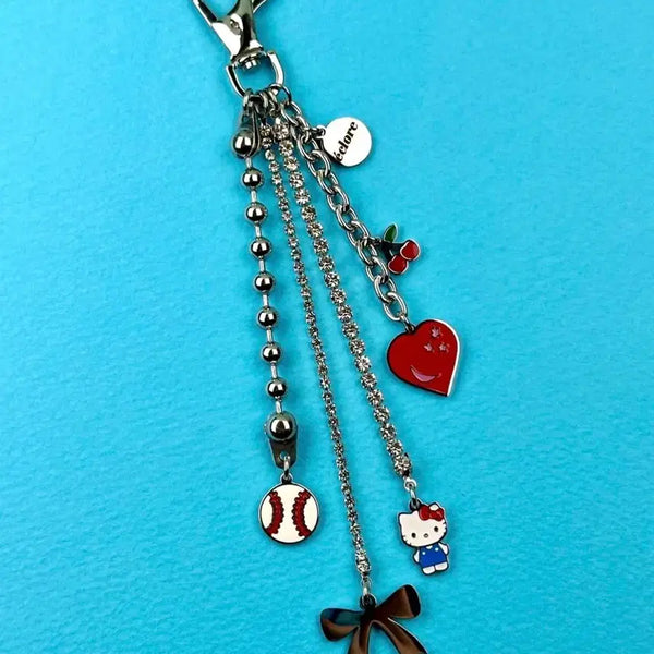 [BUNJANG] Eclore Kitty Silver Keyring / 키티 실버 키링