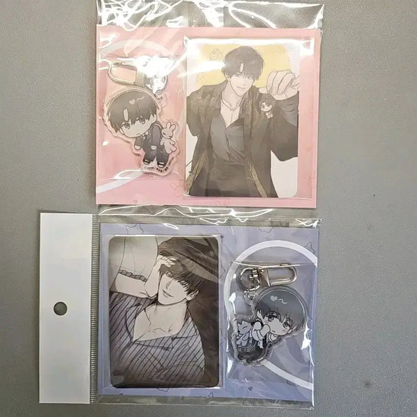 [BUNJANG] Mofun x Payback Collaboration SD Hologram Double-Sided Acrylic Keyring Set / [모펀/페이백 2차 콜라보] SD 홀로그램 양면 아크릴 키링 세트