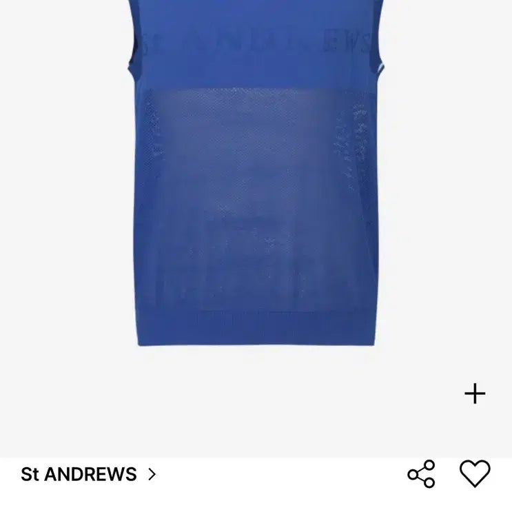 [BUNJANG] Saint Laurent Women's Logo Point Mesh Knit Vest / 세인트앤류스여성로고포인트매쉬니트베스트0(55/55반)