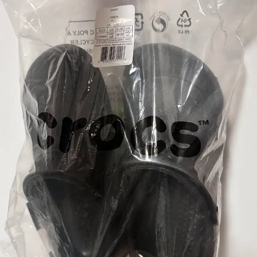 [BUNJANG] Crocs Bistro Clogs Black M6W8 (250) / 크록스 비스트로 블랙 m6w8(250)