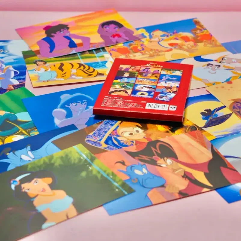 [BUNJANG] Disney Aladdin Postcard Set (15 pcs) - New & Unopened / 디즈니 알라딘 엽서세트 15장 미사용 미개봉 새제품