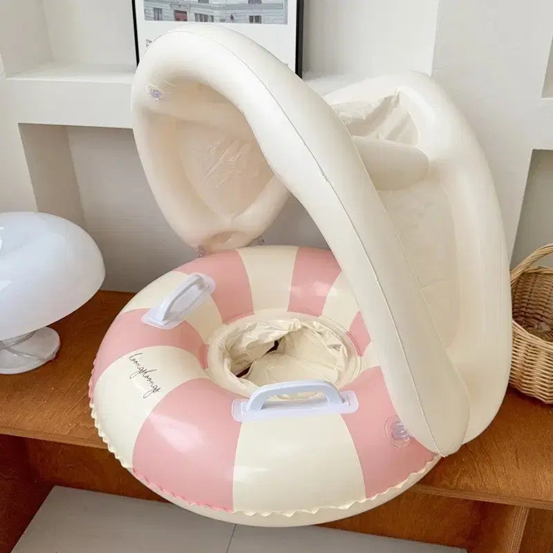 [BUNJANG] Baby Float with Detachable Sunshade (CE Certified New Product) 0-5 Years / 보행기튜브썬쉐이드탈착(CE인증새상품)0-5세용