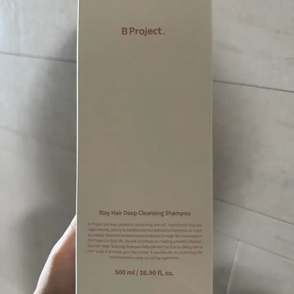 [BUNJANG] BPROJECT Stay Hair Deep Cleansing Shampoo 500ml / 비프로젝트 스테이헤어 딥클렌징 샴푸