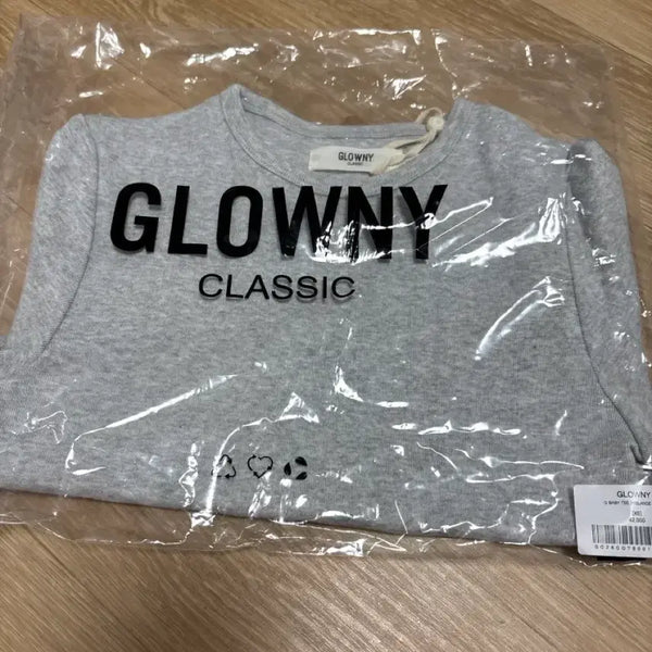 [BUNJANG] Glony Classic Baby Tee Melange Grey / 글로니  클래식 베이비 g baby tee 멜란지 그레이