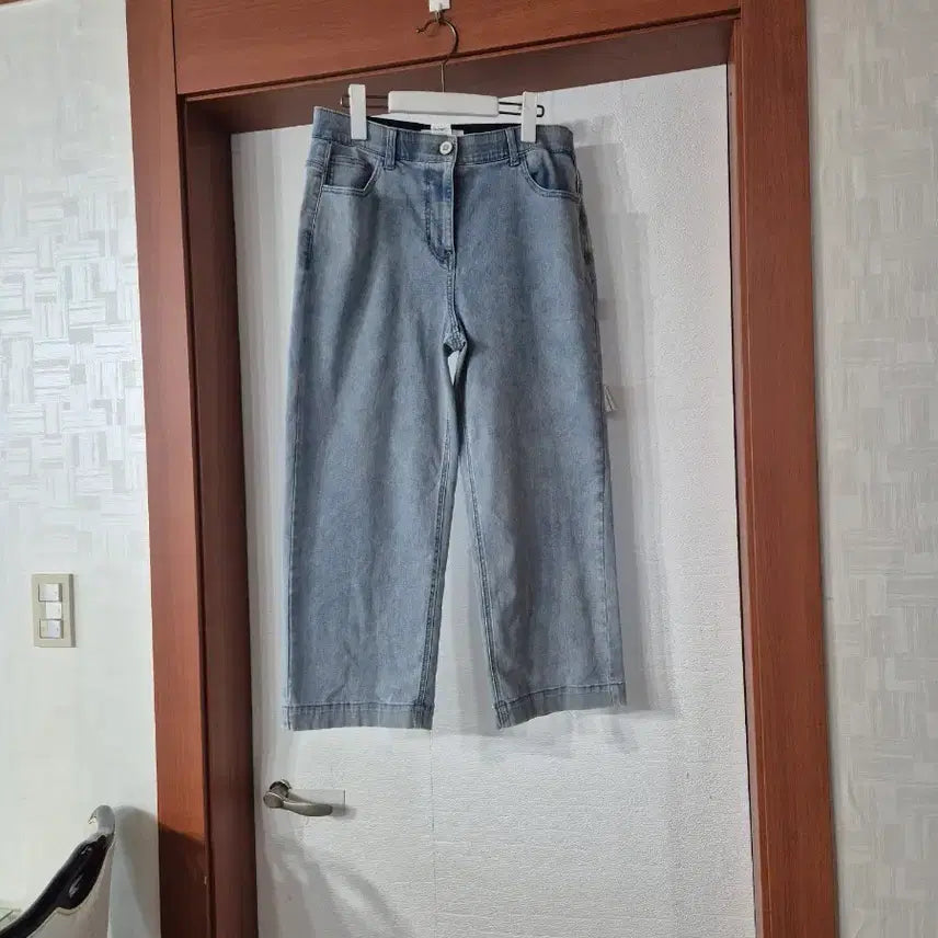 [BUNJANG] Bestvalley Light Wash Wide Denim Pants / 베스트벨리 연청 와이드 데님 팬츠