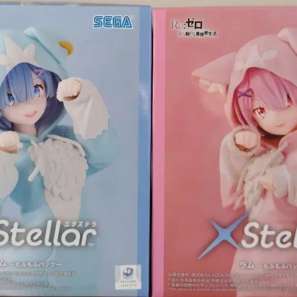 [BUNJANG] SEGA Re:ZERO Rem & Ram Fluffy Pajamas Figure / SEGA Re:제로부터 시작하는 이세계생활 렘 람 모후모후 잠옷 피규어