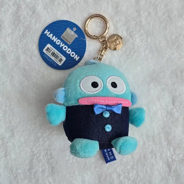 [BUNJANG] Sanrio Hangyodon Denim Keyring / 산리오 한교동 데님 키링