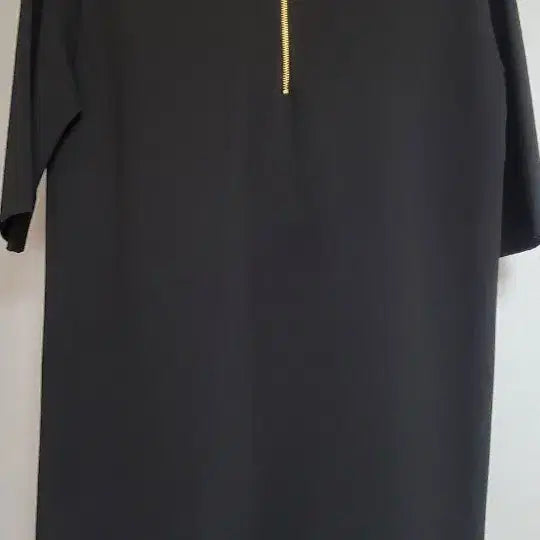 [BUNJANG] ZARA BASIC Black Dress with Zipper Detail / 자라 블랙 지퍼장식 원피스