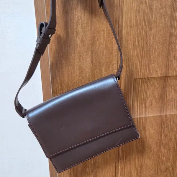 [BUNJANG] Vent et Noir Shoulder Bag Brown Crossbody 100% Genuine Leather / (새상품)베르에누아 가방