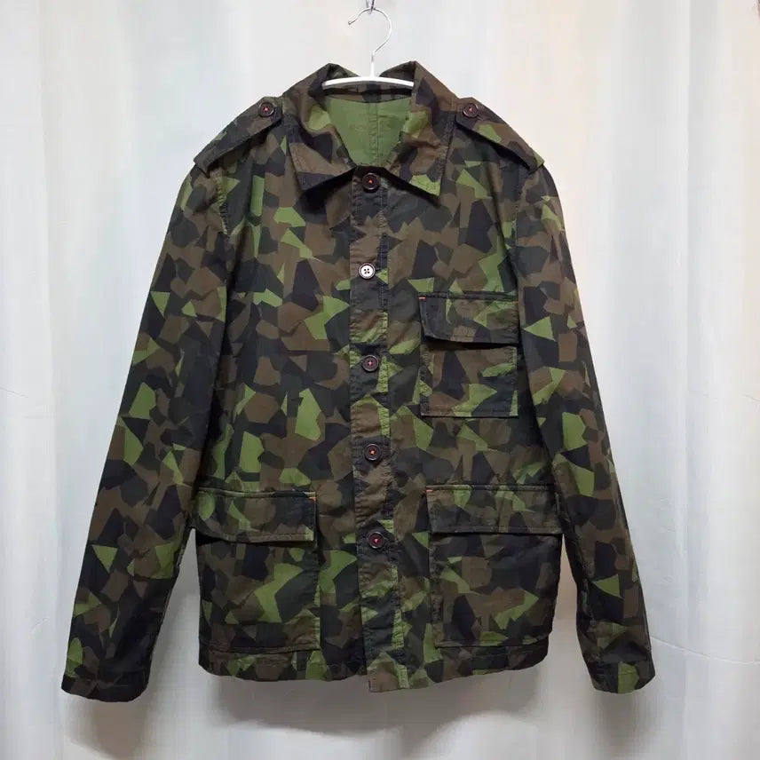 [BUNJANG] Purificacion Garcia Camo Military Jacket / 퓨리피카시온 가르시아 카모 밀리터리 자켓