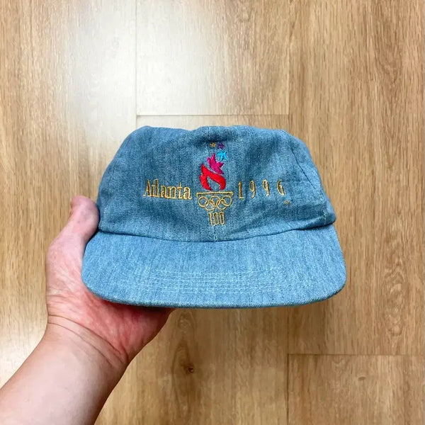 [BUNJANG] 1996 Atlanta Olympics Vintage Ball Cap Hat Made in USA / 90s Made USA 애틀란타 (아틀란타) 올림픽 빈티지 볼캡 모자