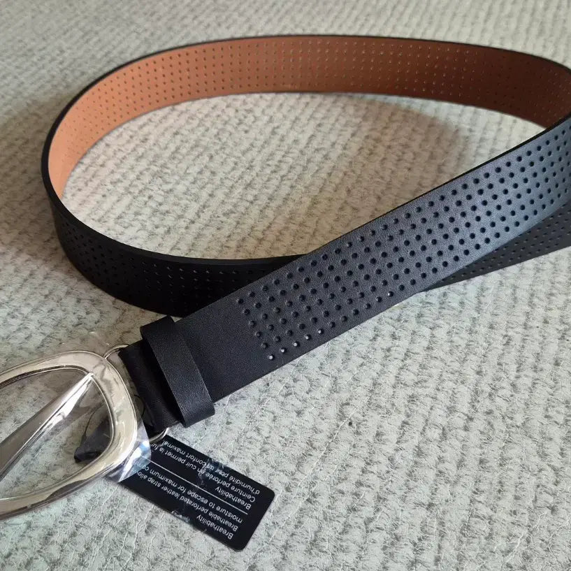 [BUNJANG] Nike Punching Leather Belt Black XS / 정품 나이키 펀칭 가죽 벨트 블랙 XS 새제품