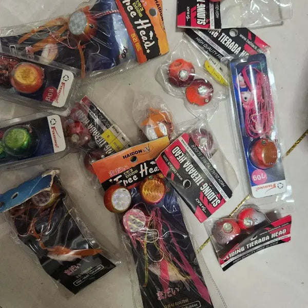[BUNJANG] Beblack Sliding Tai Rubber Head 60g 70g Fishing Lure / 베블랙 슬라이딩 타이라바 헤드 60g 70g 낚시 채비