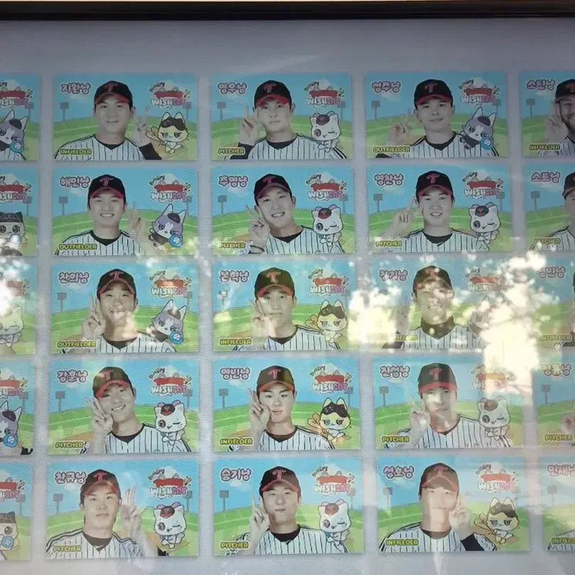 [BUNJANG] LG Twins Wishcat Photocard Set / 엘지트윈스 위시캣 포토카드 양도
