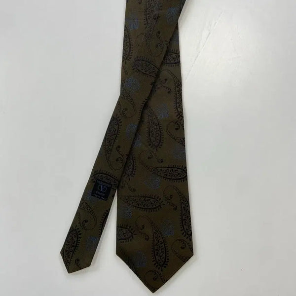 [BUNJANG] Valentino Paisley Silk Necktie / 발렌티노(VALENTINO) 페이즐리 정품 명품 넥타이