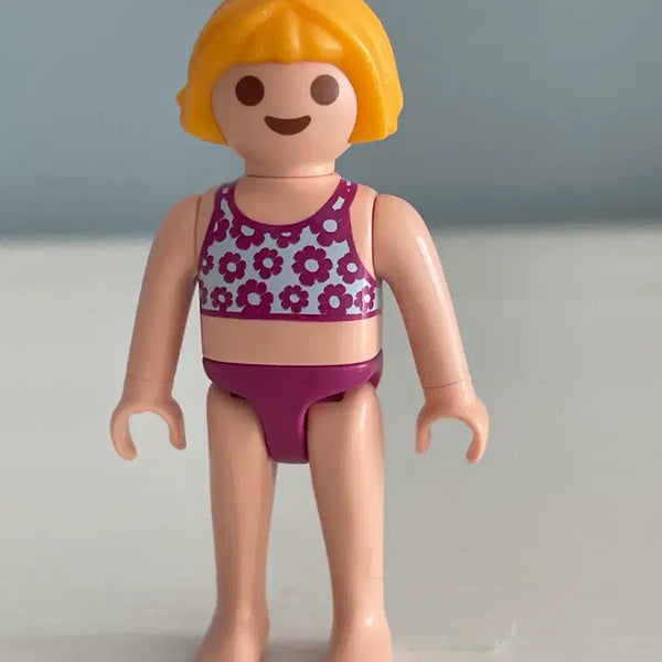 [BUNJANG] Playmobil Swimsuit Short Hair Girl (Used) / 중고 플레이모빌 수영복 단발 소녀