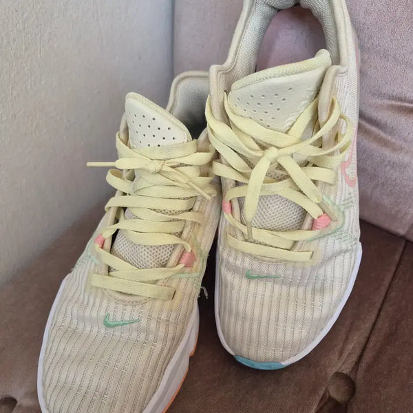 [BUNJANG] Nike LeBron Witness 6 "Easter" Orange Blue Beige Men's US 9 / 나이키 르브론 위트니스6 이스터 270사이즈