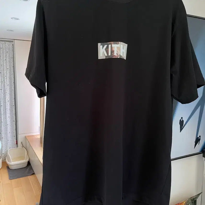 [BUNJANG] Kith x Godfather Black Short Sleeve T-Shirt / Kith X Godfather 키쓰 대부 반팔티셔츠
