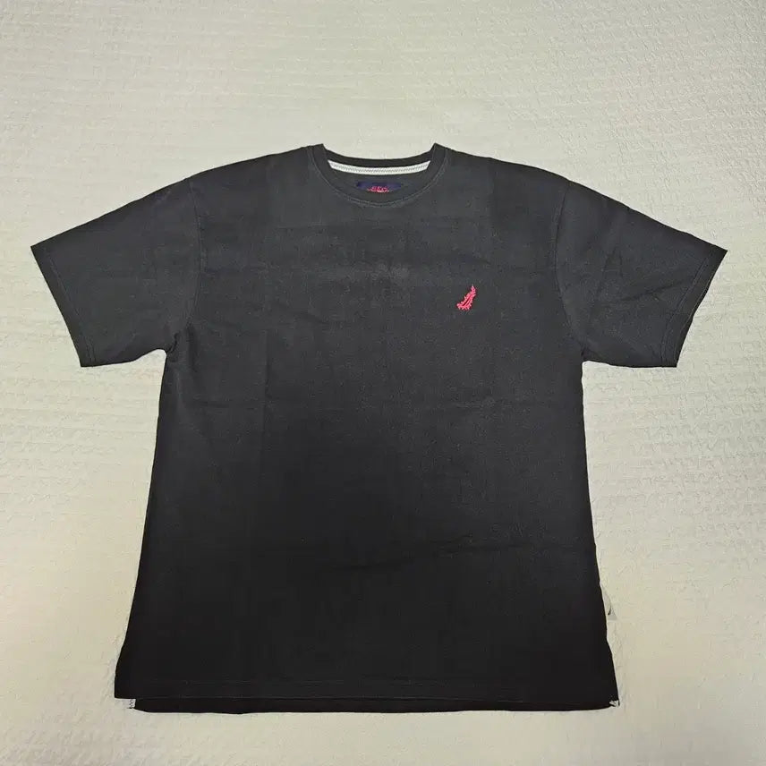 [BUNJANG] Nautica x Insane Garage Graphic Embroidered Short Sleeve T-Shirt Black XL / 노티카 X 인세인개러지 그래픽 자수 반팔 블랙 XL