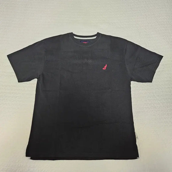 [BUNJANG] Nautica x Insane Garage Graphic Embroidered Short Sleeve T-Shirt Black XL / 노티카 X 인세인개러지 그래픽 자수 반팔 블랙 XL