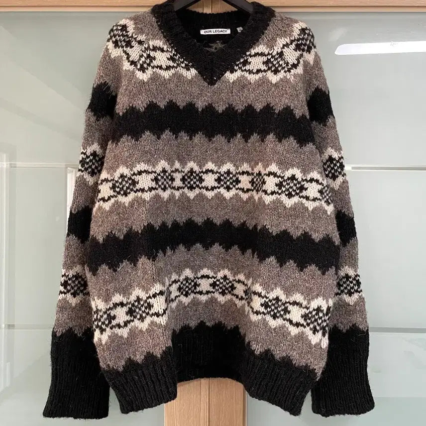 [BUNJANG] Our Legacy V-Neck Knit Sweater / 아워레가시 브이넥 니트