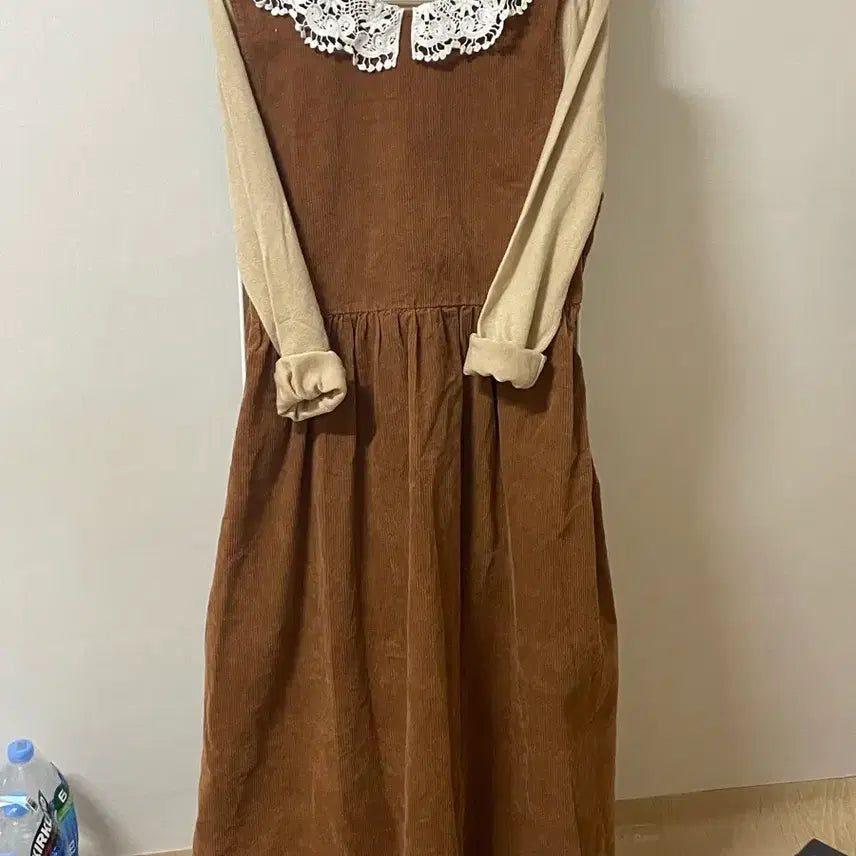 [BUNJANG] Cocomori Mori Girl Autumn Girl 2-Piece Set Long Dress / 코코모리 모리 모리걸 가을소녀 2psc