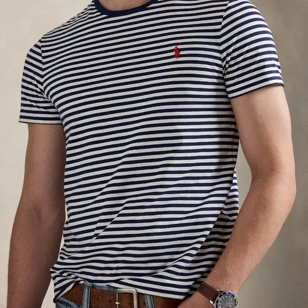 [BUNJANG] Polo Ralph Lauren Striped Jersey T-Shirt / [새상품/정품]폴로 랄프로렌 스트라이프 저지 반팔티