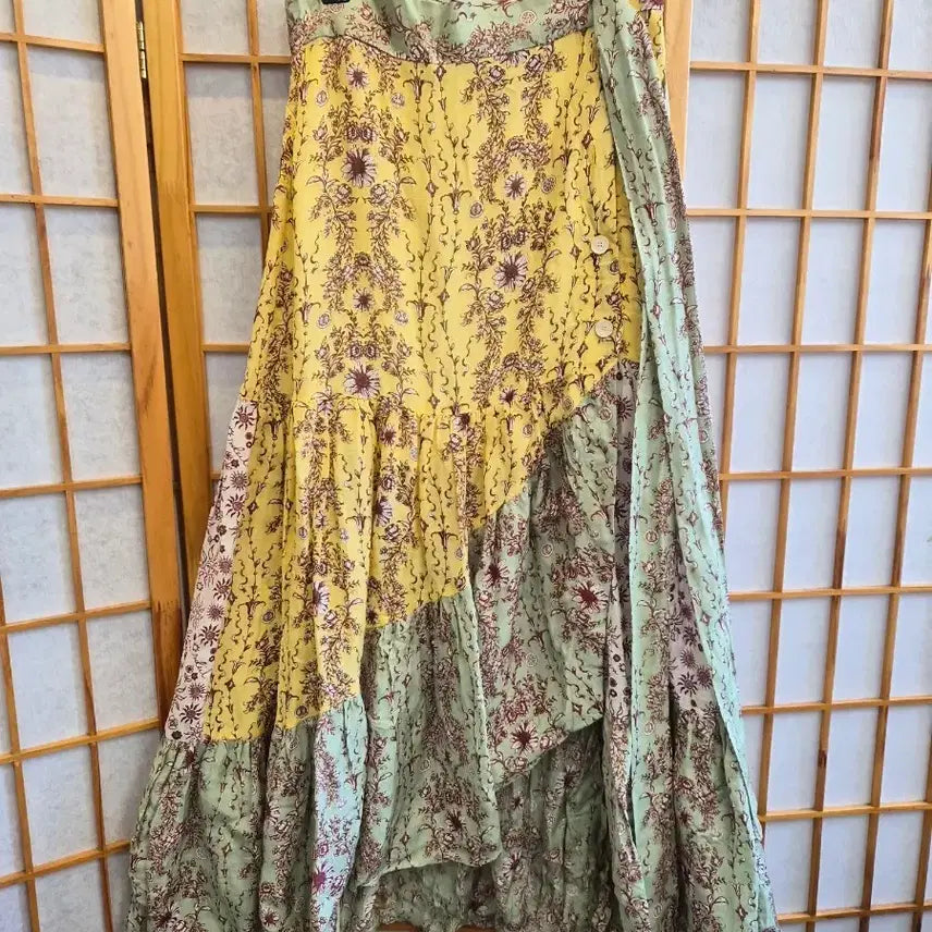 [BUNJANG] Sandro Floral Long Skirt / 산드로 플로럴 롱 스커트 S