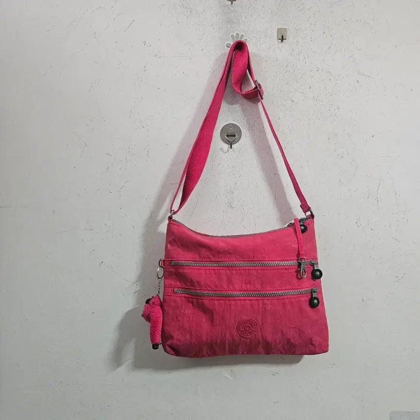 [BUNJANG] Kipling Crossbody Bag Pink / 키플링 크로스백 핑크