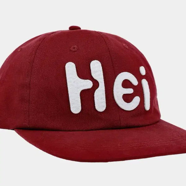 [BUNJANG] Haisan Red Camp Cap Hat / 하이산 레드 캠프캡 모자