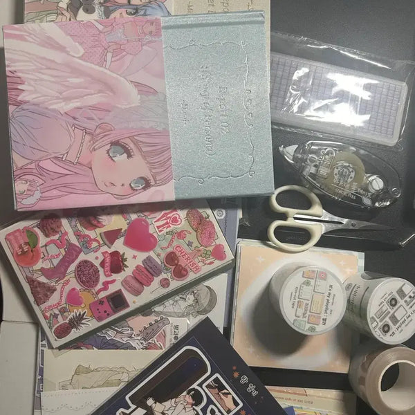 [BUNJANG] Diy Sticker Book Bundle / 다꾸 스티커 스티커북 모조지 일괄 판매