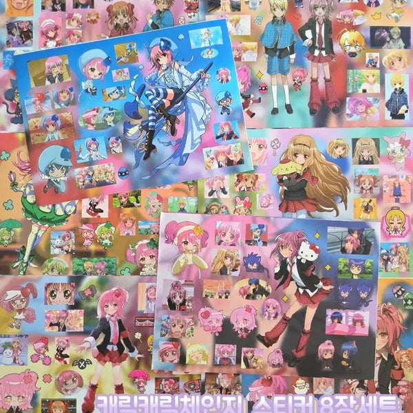 [BUNJANG] Cardcaptor Sakura 8-Piece Sticker Set / 캐릭캐릭체인지 8장 스티커세트