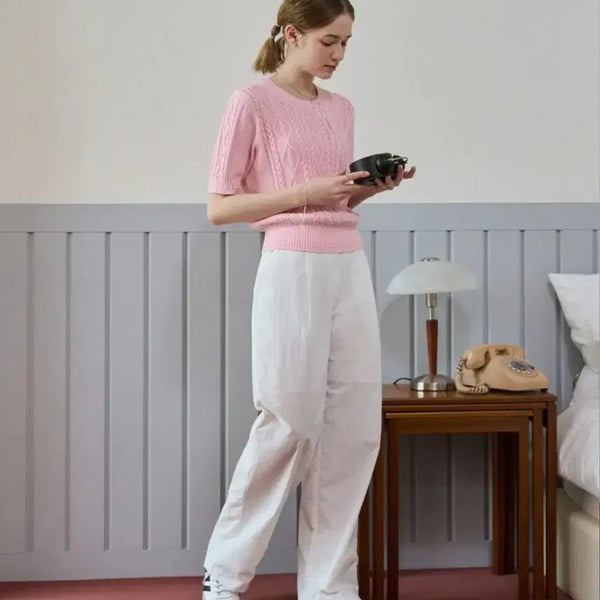 [BUNJANG] Drawfit Woman Wintuck Nylon Slacks / (새상품)드로우핏우먼 윈턱 나일론 슬랙스