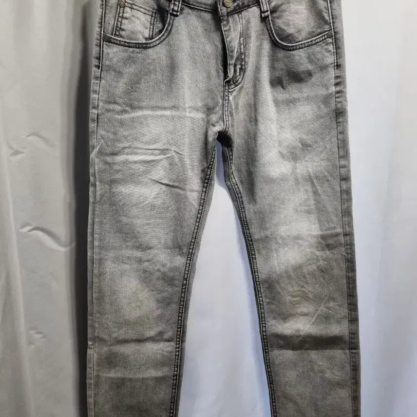 [BUNJANG] Giorgio Armani Grey Washed Denim Pants 32 / 아르마니진 그레이 워싱 데님 팬츠 32