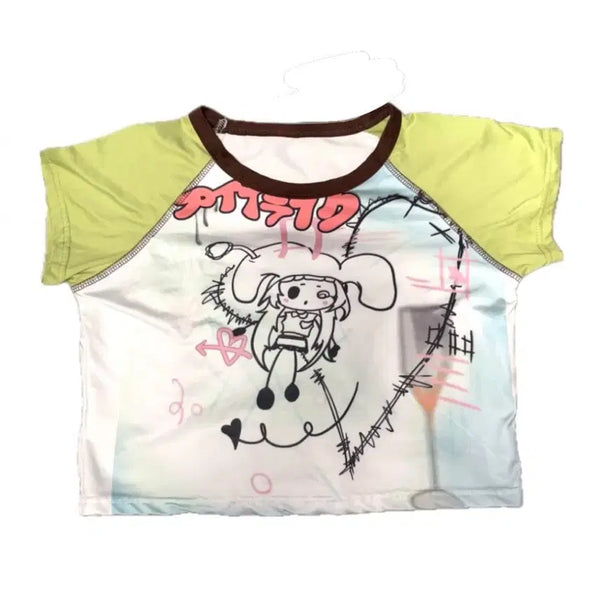 [BUNJANG] Vintage Japanese Graphic T-Shirt / 일본 빈티지 그래픽 티셔츠 씨피어스 중브 유쓰배쓰 헤이세이 갸루 하라주쿠