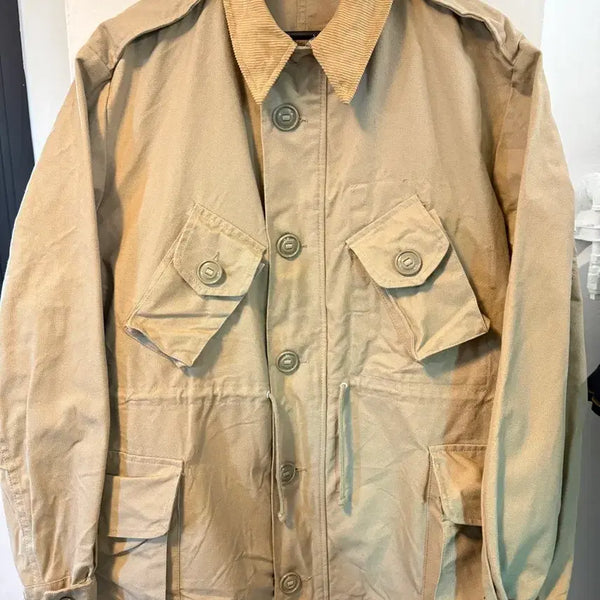 [BUNJANG] Vintage 90s Canadian Military Beige Combat Jacket XL / [데드스탁] 90s 캐나다군 베이지 컴뱃 자켓 XL