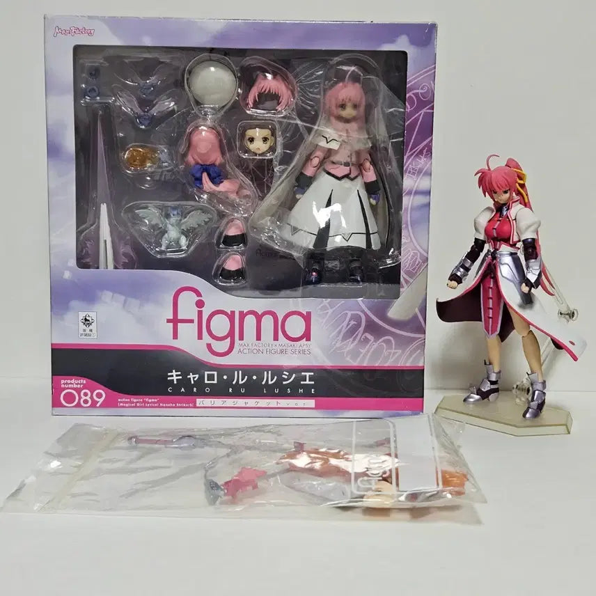 [BUNJANG] Figma Magical Girl Lyrical Nanoha Action Figure Bundle Set (Signum, Lucida) / 주말할인)피그마figma마법소녀 리리컬나노하 액션피규어(시그넘+루시에)