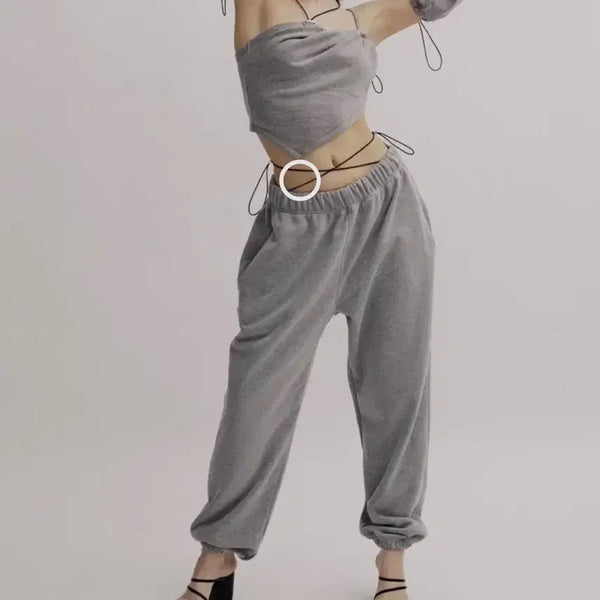 [BUNJANG] threetimes Stopper Jogger Pants Grey S / 쓰리타임즈 스토퍼 조거 팬츠 그레이 threetimes stopper s