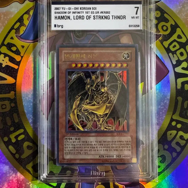 [BUNJANG] Yu-Gi-Oh! Thunder Emperor Hamon SOI-KR002 Ultimate Rare BRG7 / 유희왕) 퍼에 번개황제 하몬 SOI-KR002 울레 BRG7