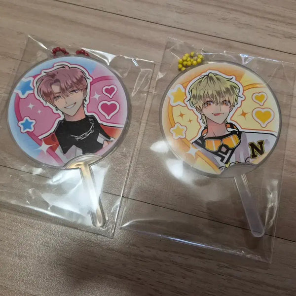[BUNJANG] Tamon Natsuki Uchiwa Keyring Bundle Set / 타몬 군은 지금 어느쪽?! 팝퍼블 타몬, 나츠키 우치와 키링 일괄